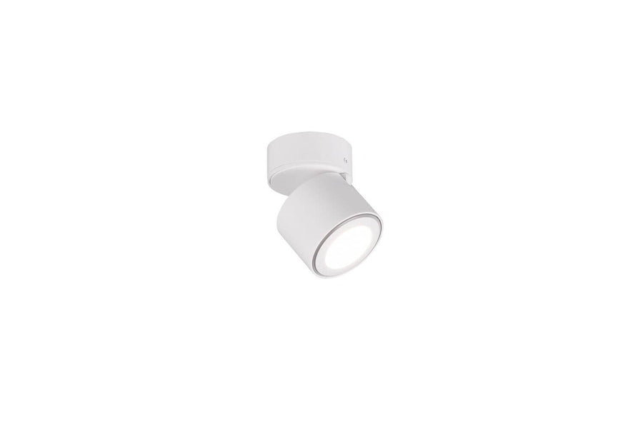 Plafonnier Taurus blanc mat, L 10,9 cm