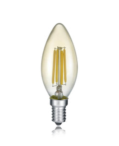 Ampoule LED E14 flamme ambrée, 4 W | Trio (989-479)
