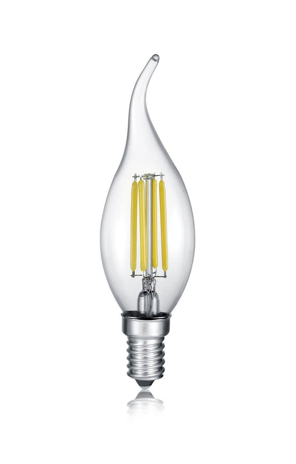 Ampoule LED E14 flamme transparente, 4 W | Trio (990-400)
