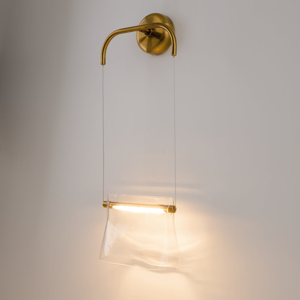 Cabaret Wandleuchte goldfarben