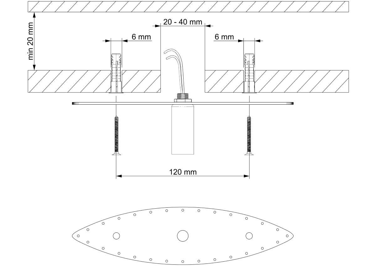 Plafonnier encastre TX190000101
