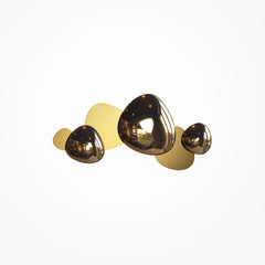 Jack-stone Wandleuchte gold