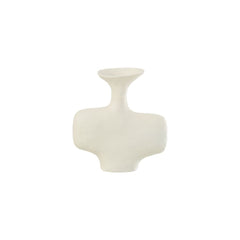 Moderne weiße Aluminiumvase