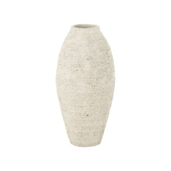 Kleine antike Vase aus weißem Zement