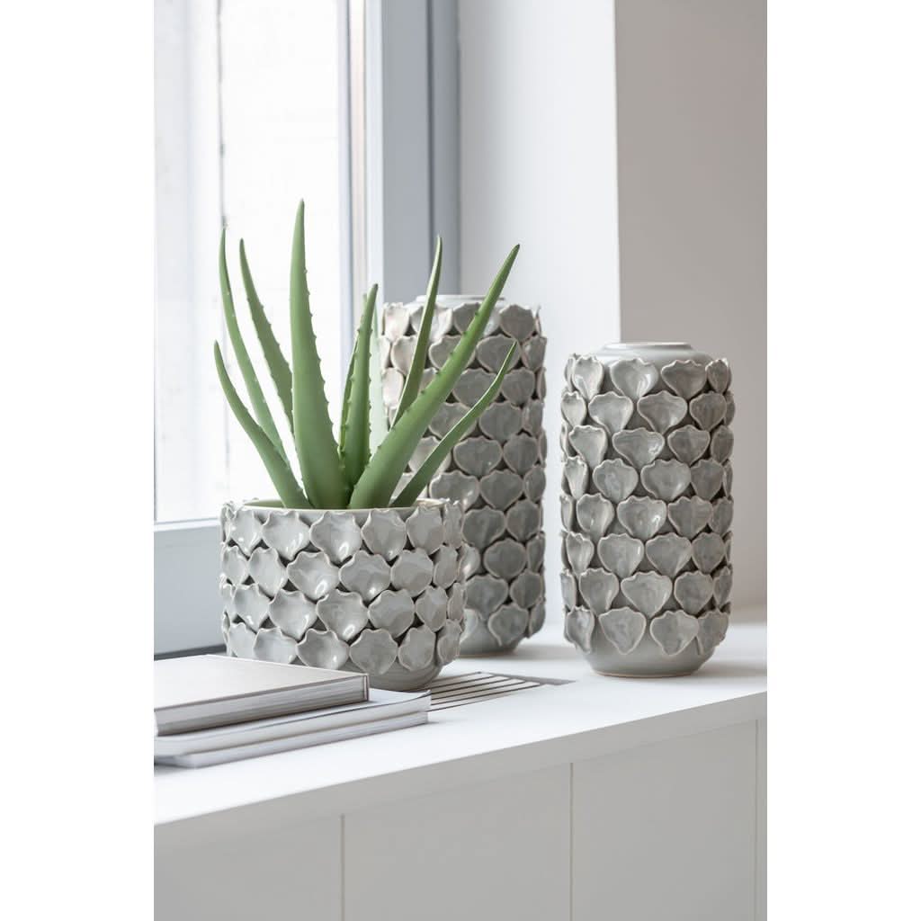 Vase Céramique Petit Gris Céline - Designix