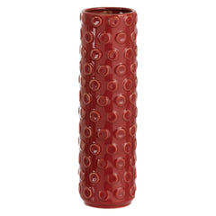 Mittelgroße rote Keramikvase