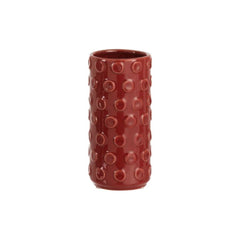 Kleine rote Keramikvase