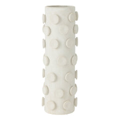 Keramikvase mit weißen Punkten