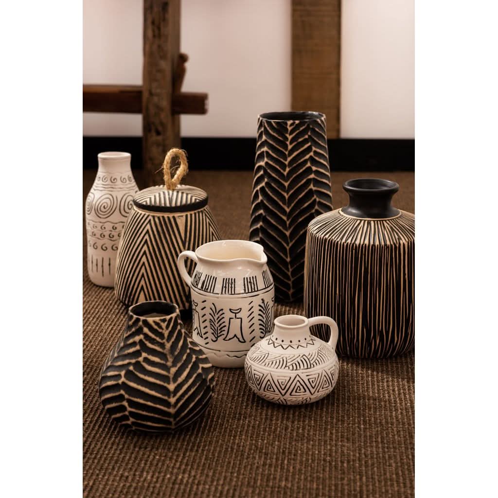 Vase Ethnique Céramique Grand - Designix