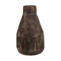 Große Vase aus Weidenholz braun