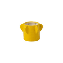 Kleine gelbe Tonvase