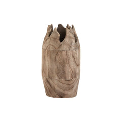 Vase Klein Holz Natur Unregelmäßig