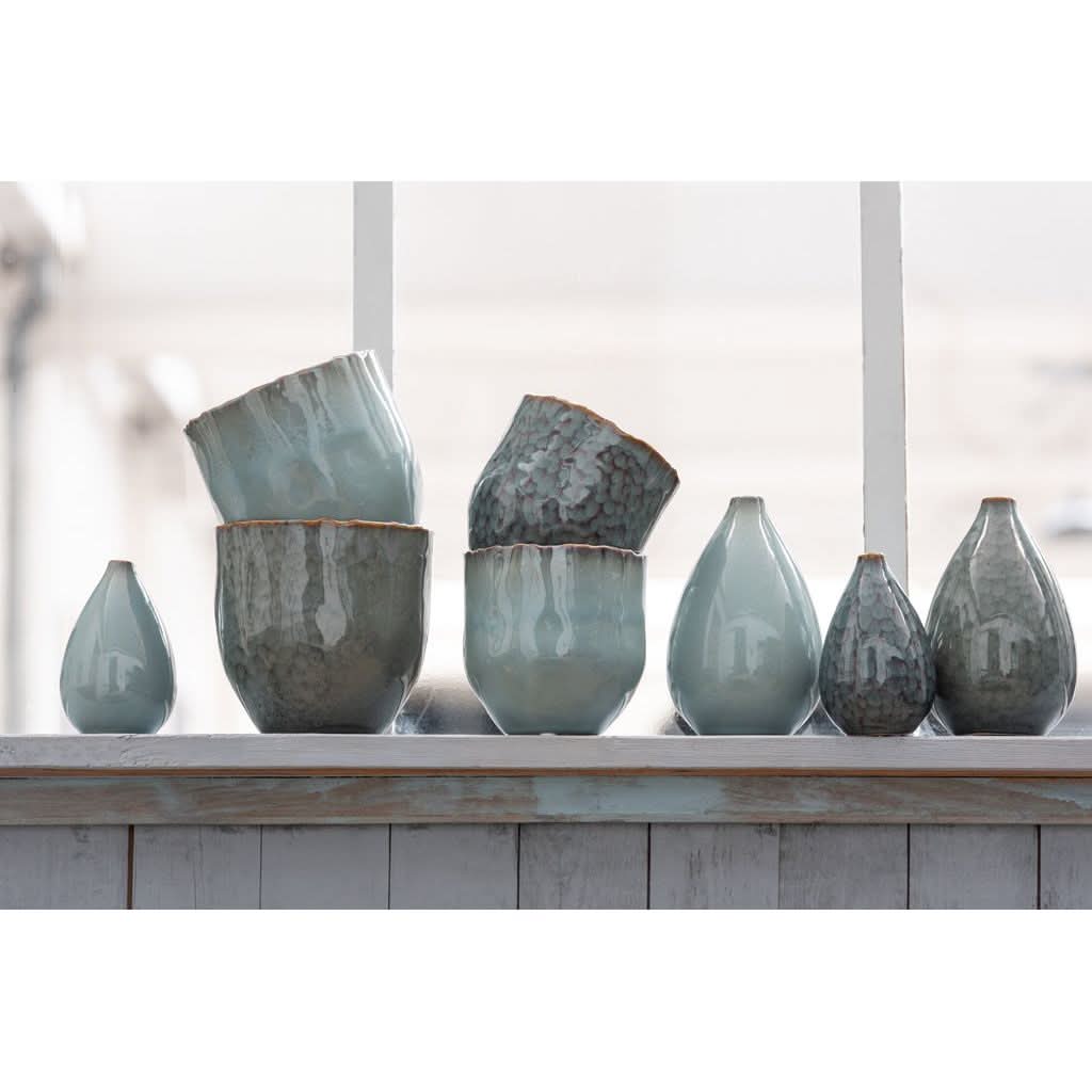 Vases Céramique Bleu Assortiment - Designix