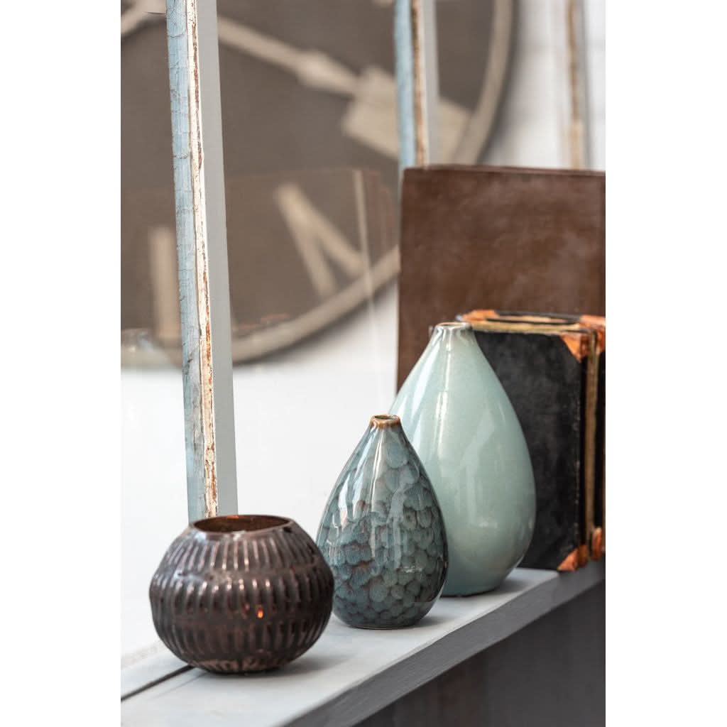 Vases Céramique Bleu Assortiment - Designix