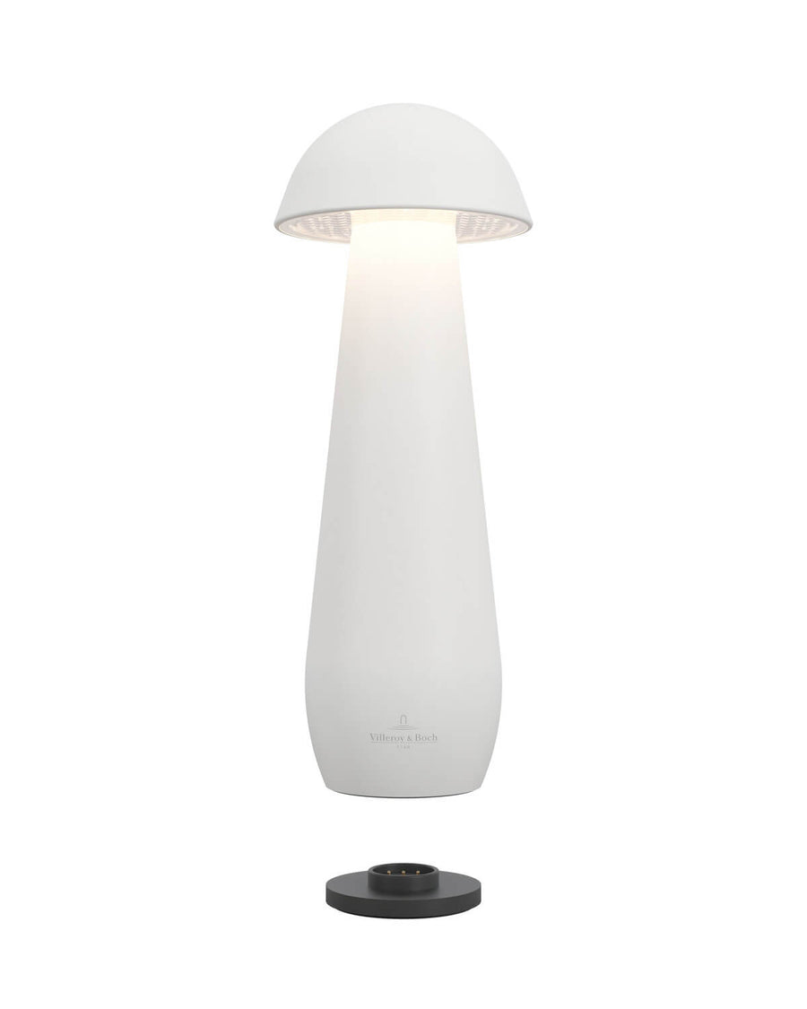 Lampe extérieure Modena blanche, L 21 cm