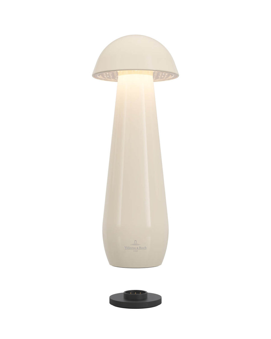 Lampe extérieure Modena crème, L 21 cm