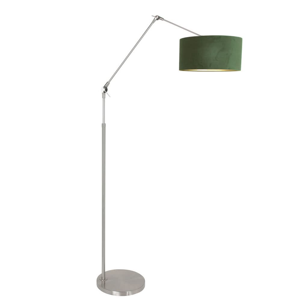 Sol-Lampe Prestige Chic Samt Grün