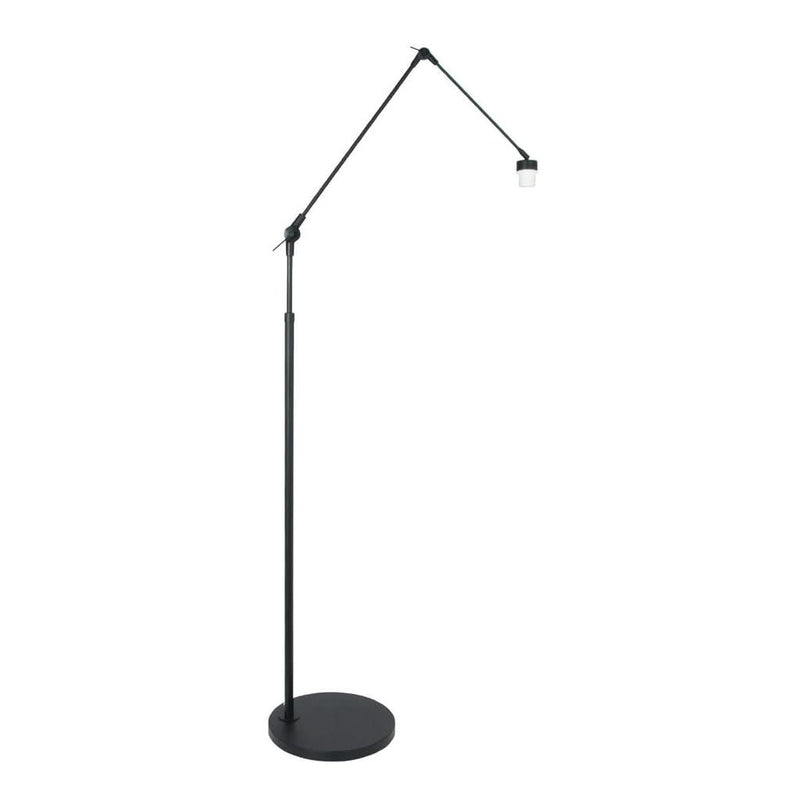 Schicke schwarze Stehlampe