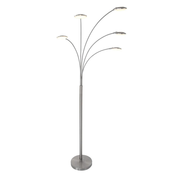 Moderne Stehlampe aus Metall