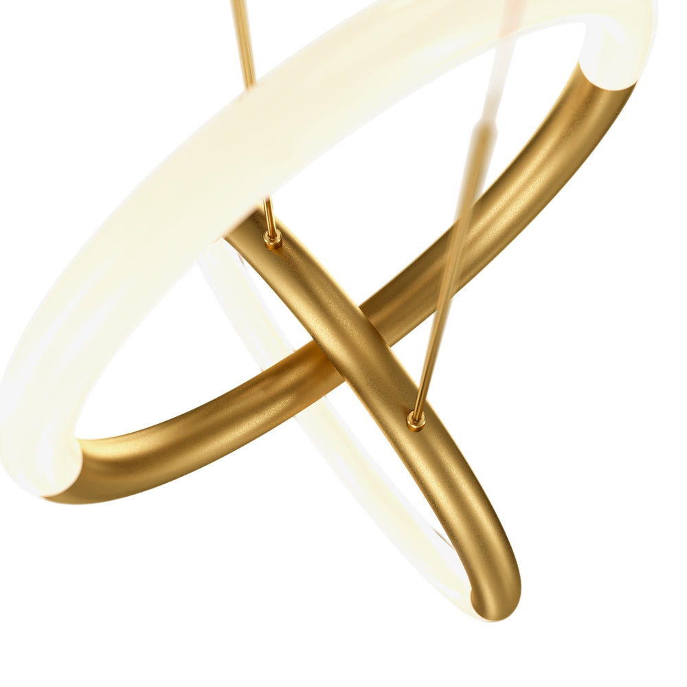 Node Hängeleuchte goldfarben