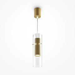 Dynamics Pendelleuchte goldfarben