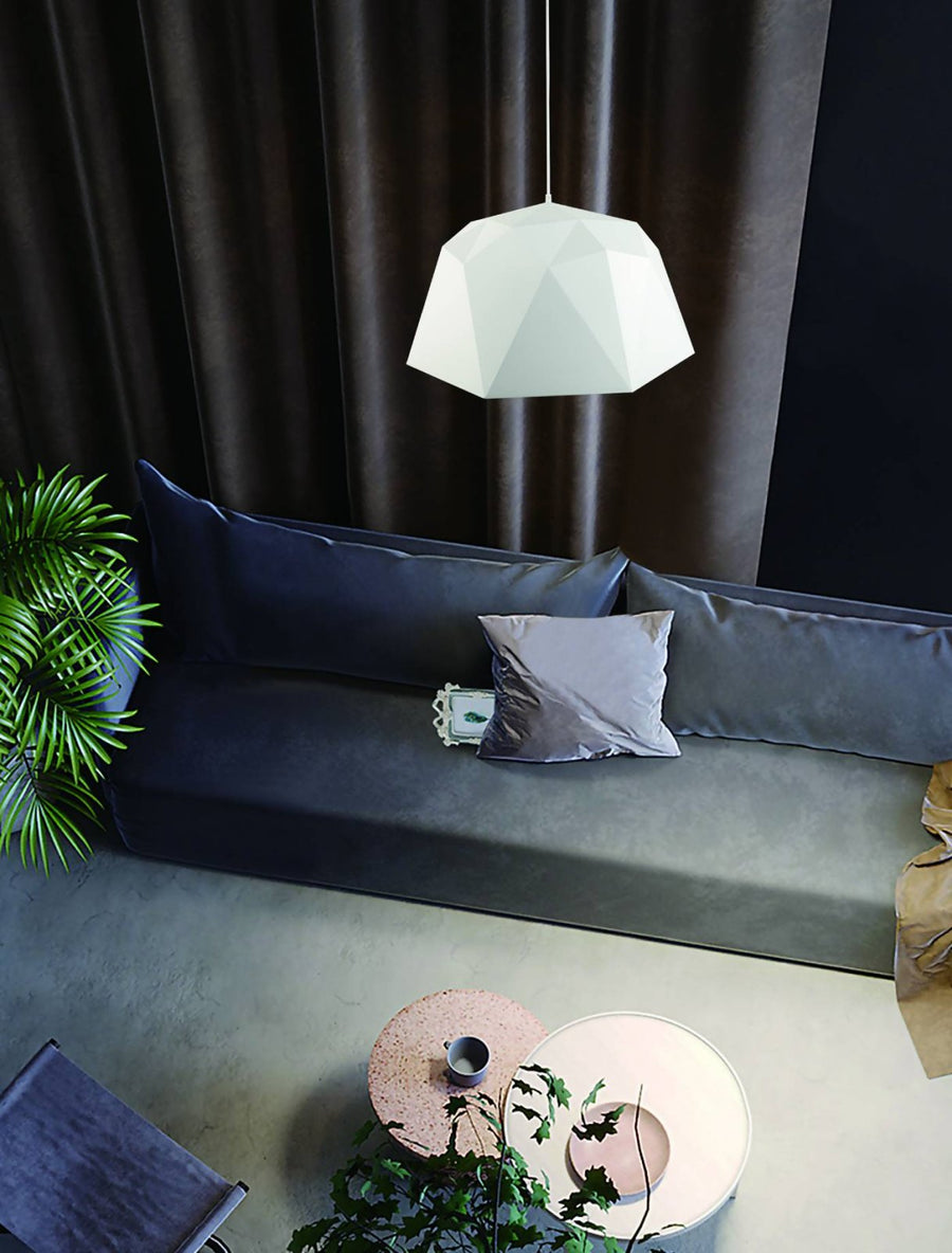 Suspension Iseo M blanche