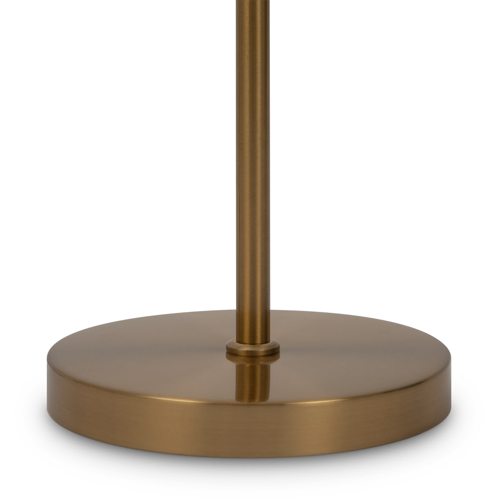 Ring Stehleuchte goldfarben