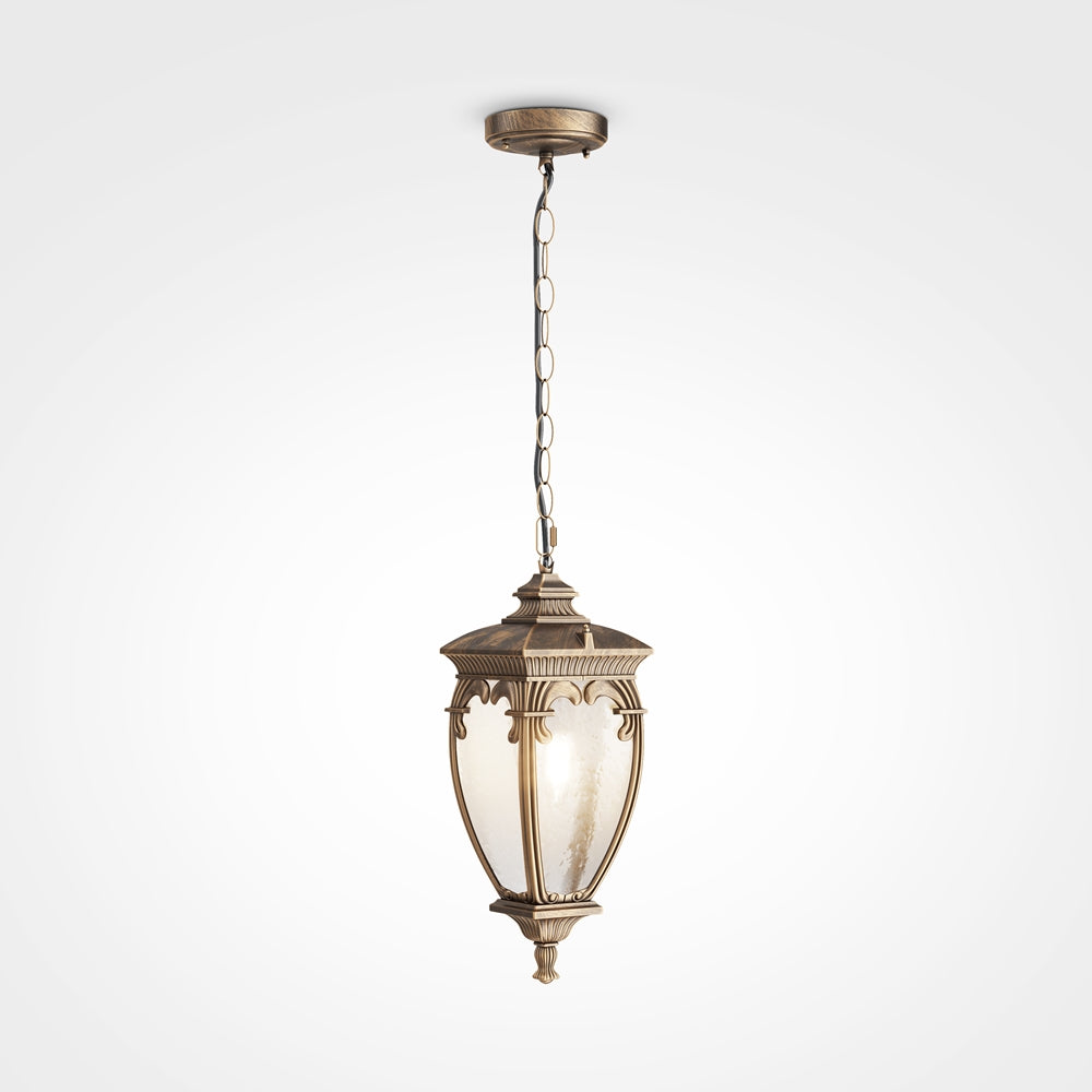Blumenleuchte Bronze