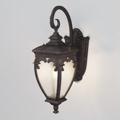 Blumen-Wandleuchte Bronze