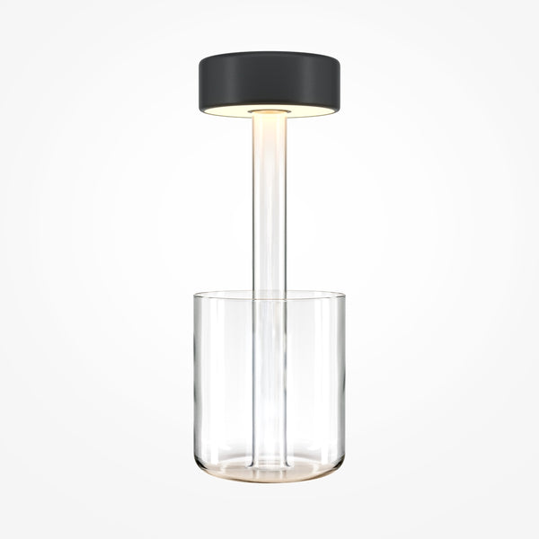 KI-Kooperations-Nachttischlampe transparent