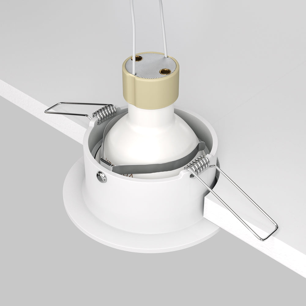 Détail technique de la douille et des ressorts de fixation