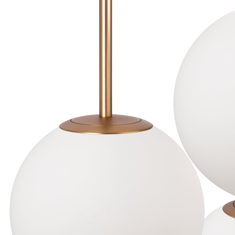 Basic form Hängeleuchte goldfarben