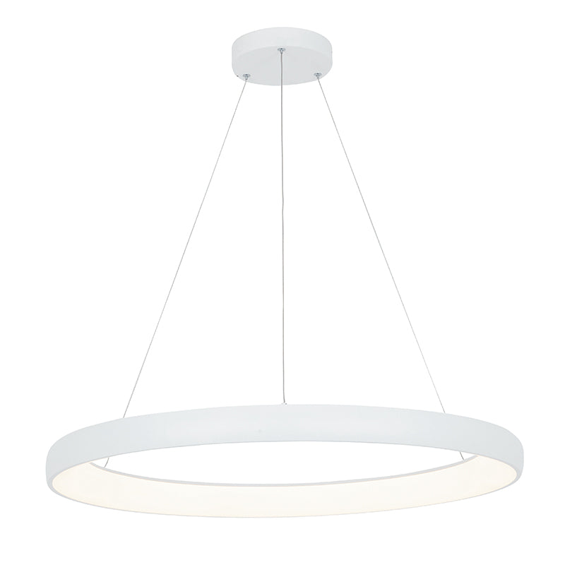 Suspension ZAMBELIS D800 60W Dimmable DESIGN Blanc Sable 2061