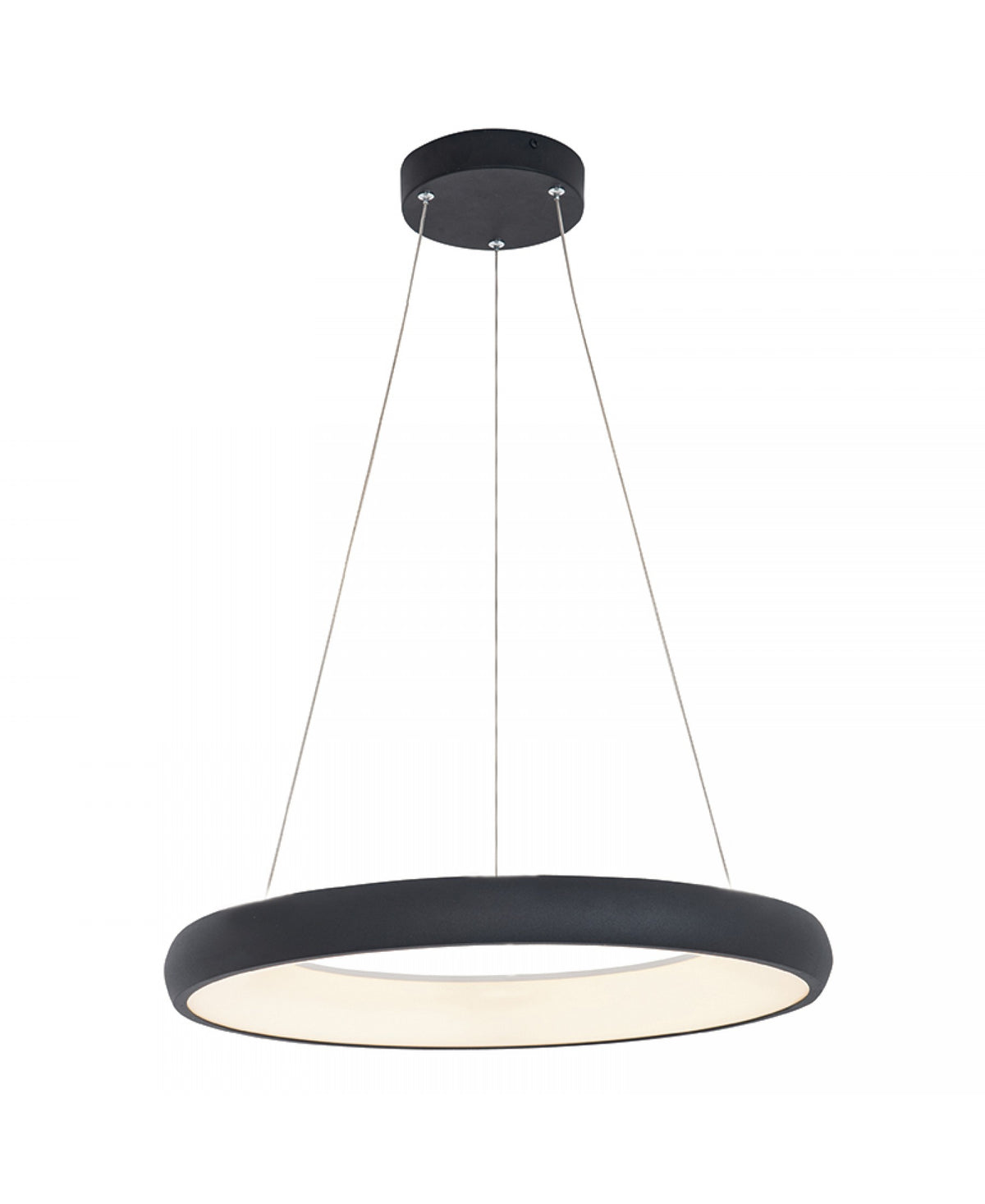 Suspension ZAMBELIS D600 50W Dimmable DESIGN Noir Sable 2052