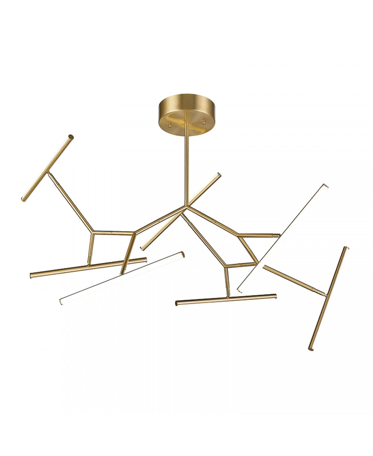 Plafonnier ZAMBELIS 69W DESIGN Or Mat 2073
