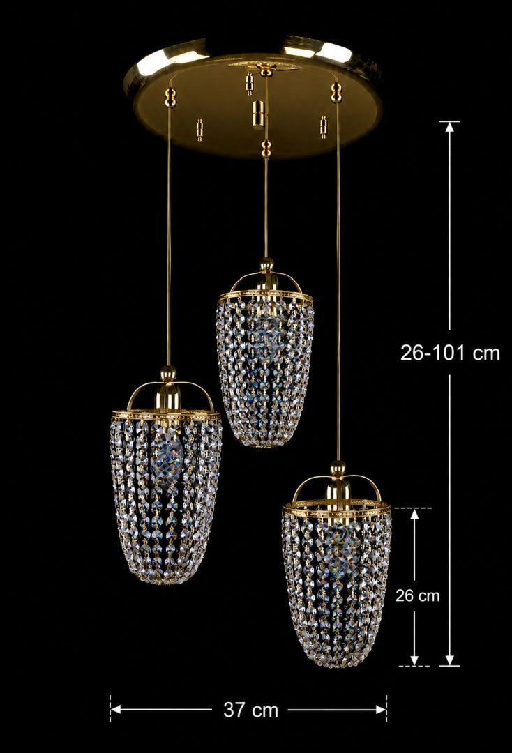 Schéma coté indiquant une hauteur réglable de 26 à 101 cm et 37 cm de diamètre
