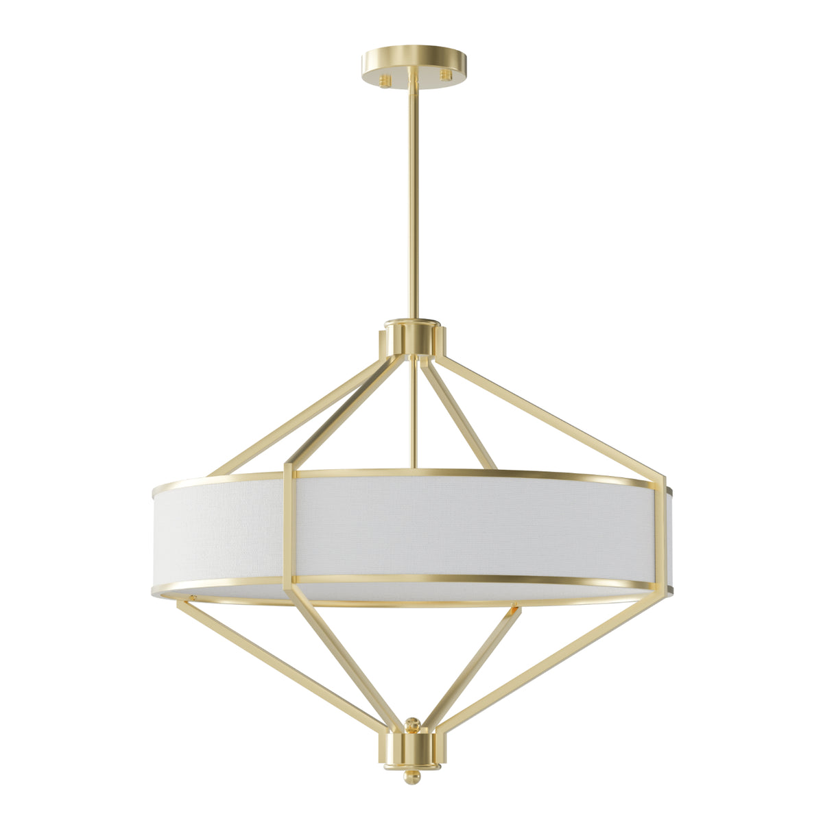 Suspension Zundo 60, abat-jour tissu