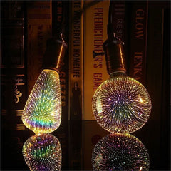 3D-Art-LED-Glühbirne | Rave