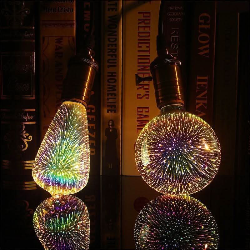 3D-Art-LED-Glühbirne | Rave