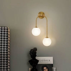 Wandleuchte Schlafzimmer | Glaskugel