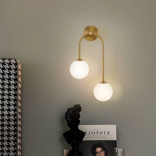 Wandleuchte Schlafzimmer | Glaskugel