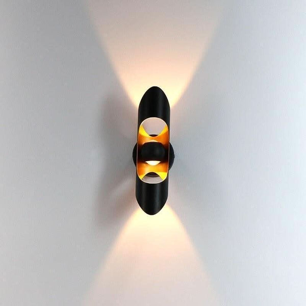 LED-Wandleuchte für Schlafzimmer | Strahlender Art Déco
