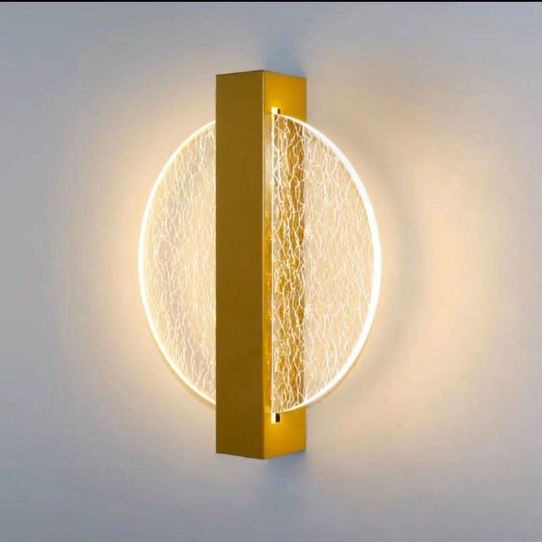 Applique Murale LED | Orbit - Designix Applique Murale Rond | Doré avec Fil argenté Blanc chaud (2700 - 3500K)