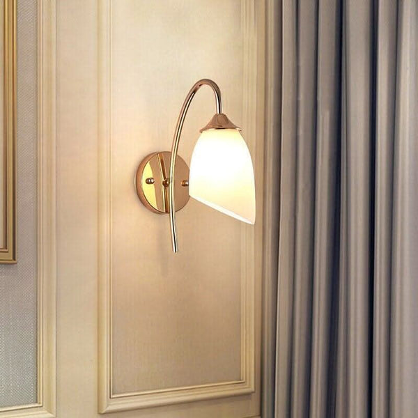 Wandleuchte Nachttisch Glas | Faro