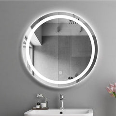 Runder LED-Badezimmerspiegel | Rätselhafter Glanz