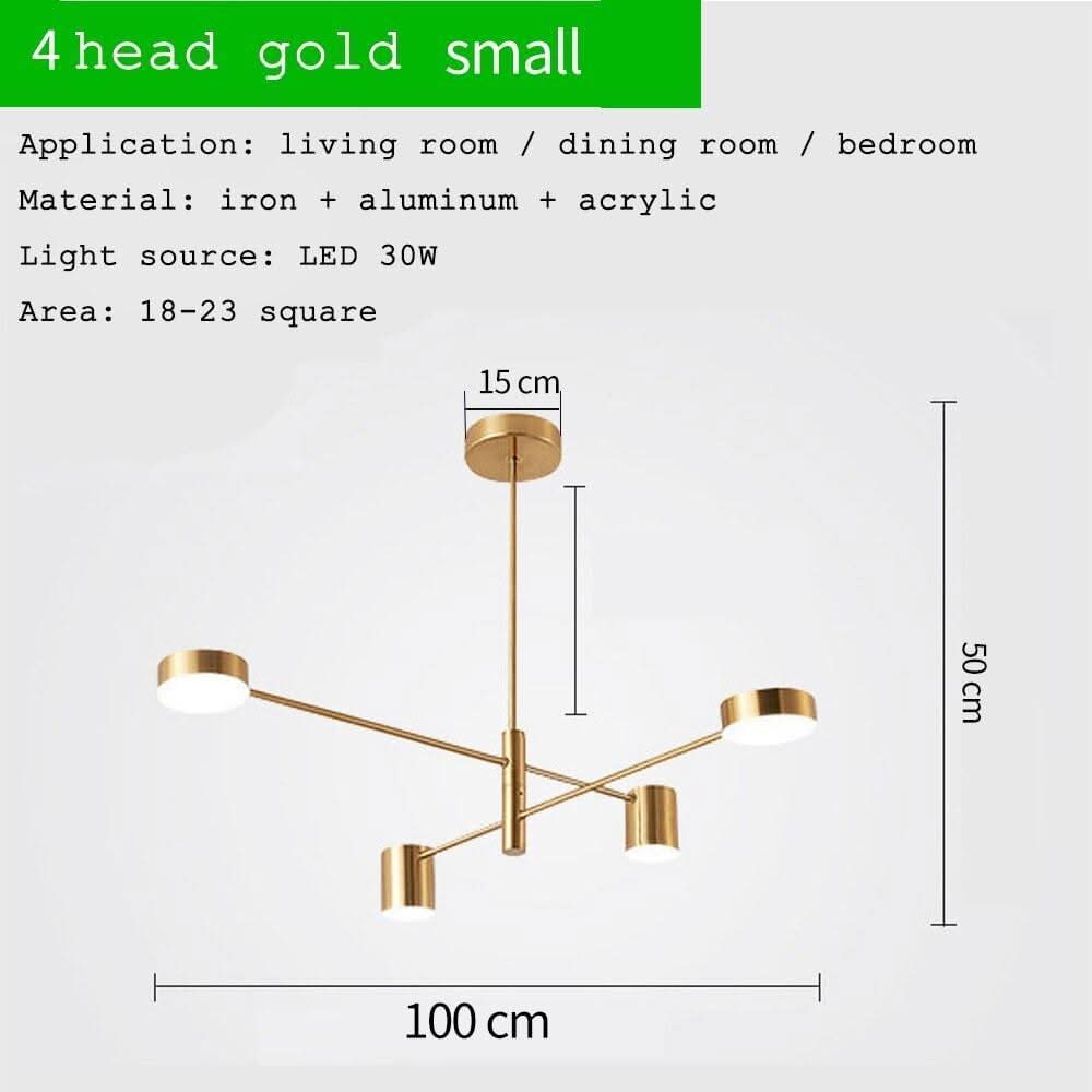 Goldene Kugelleuchte | Elira