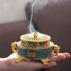 Tibetischer Räucherstäbchenhalter | Subtiles Aroma