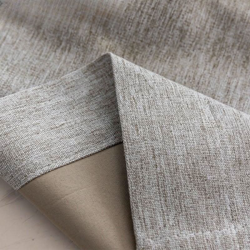Rideau en Lin | Étoffe Élégante - Designix Rideau Beige 100x200cm