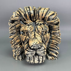 Skulptur Löwenkopf | Königliches Brüllen