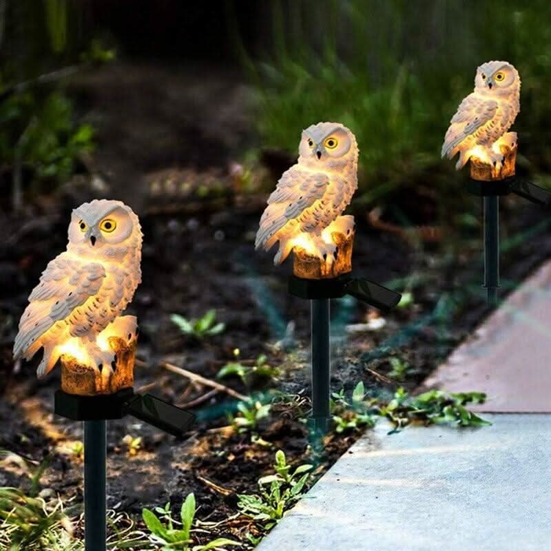 Solar Led Light Outdoor Lighting Garden Waterproof Night Lights Owl Shape Outdoors Lamp Stake Lawn Lamps Christmas Decoration | Designix - 0 - https://designix.fr/